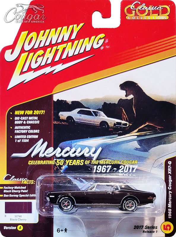 2017-Johnny-Lightning-1968-Mercury-Cougar-XR7-G-Classic-Gold-Collection-Release-1-Version-A-Black-Cherry