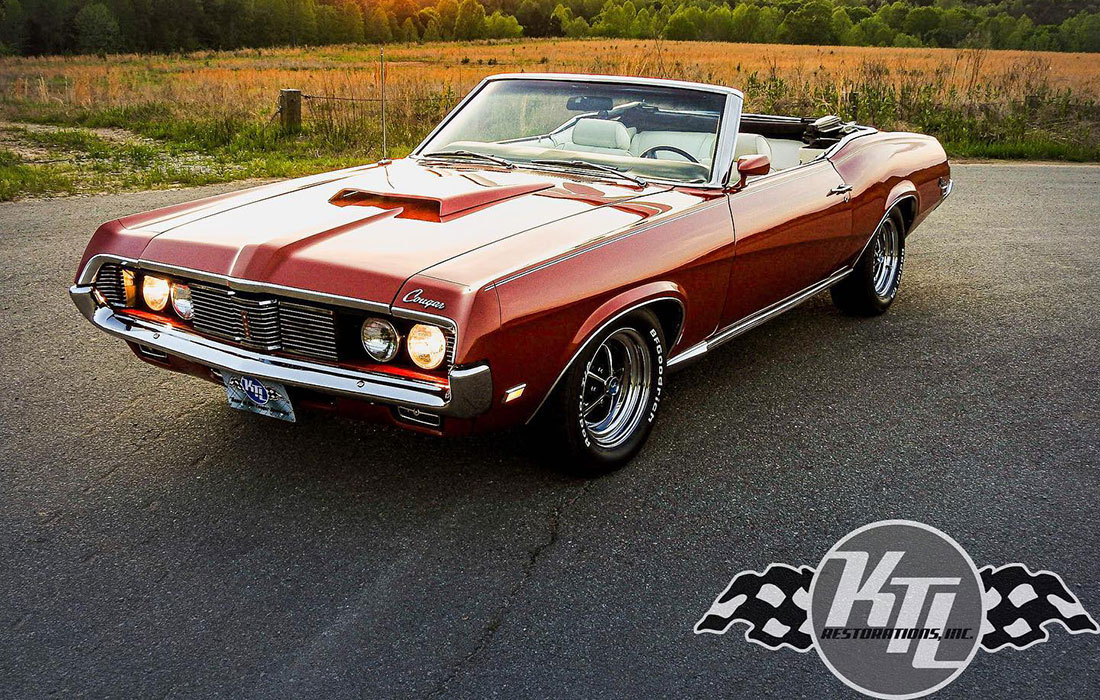 KTL Restorations 1969 Mercury Cougar Convertible Lazarus