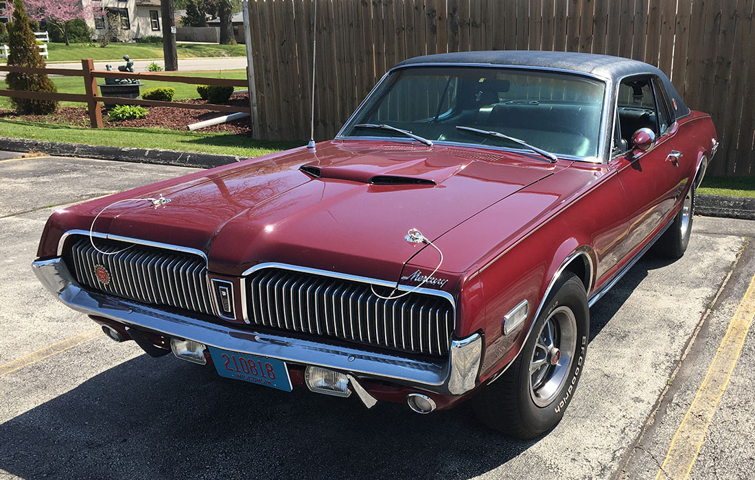 #10424 Jeff Anderson 1968 Mercury Cougar XR7-G