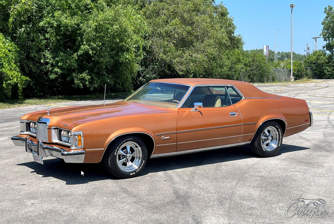 1973 Bronze Age Mercury Cougar