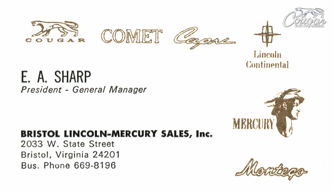 Sharp L-M Business Card